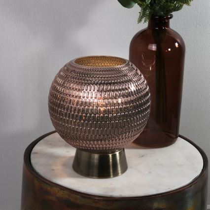 Searchlight - LED namizna svetilka MILA LED/0,6W/3xAAA rjava