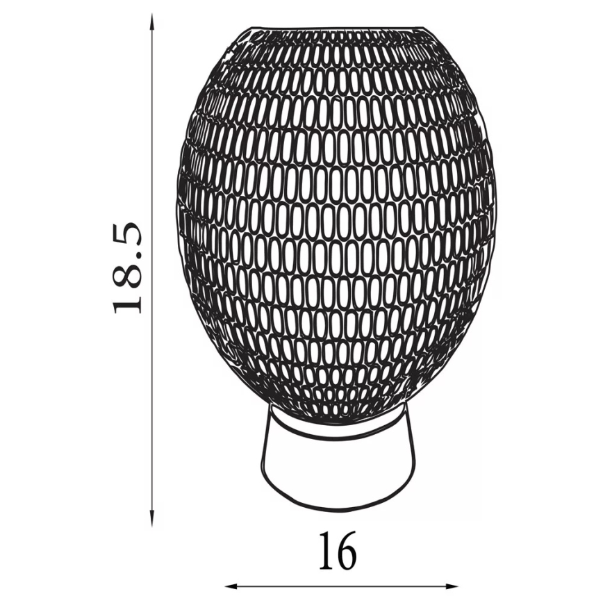 Searchlight - LED namizna svetilka MILA LED/0,6W/3xAAA rjava