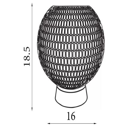Searchlight - LED namizna svetilka MILA LED/0,6W/3xAAA zelena