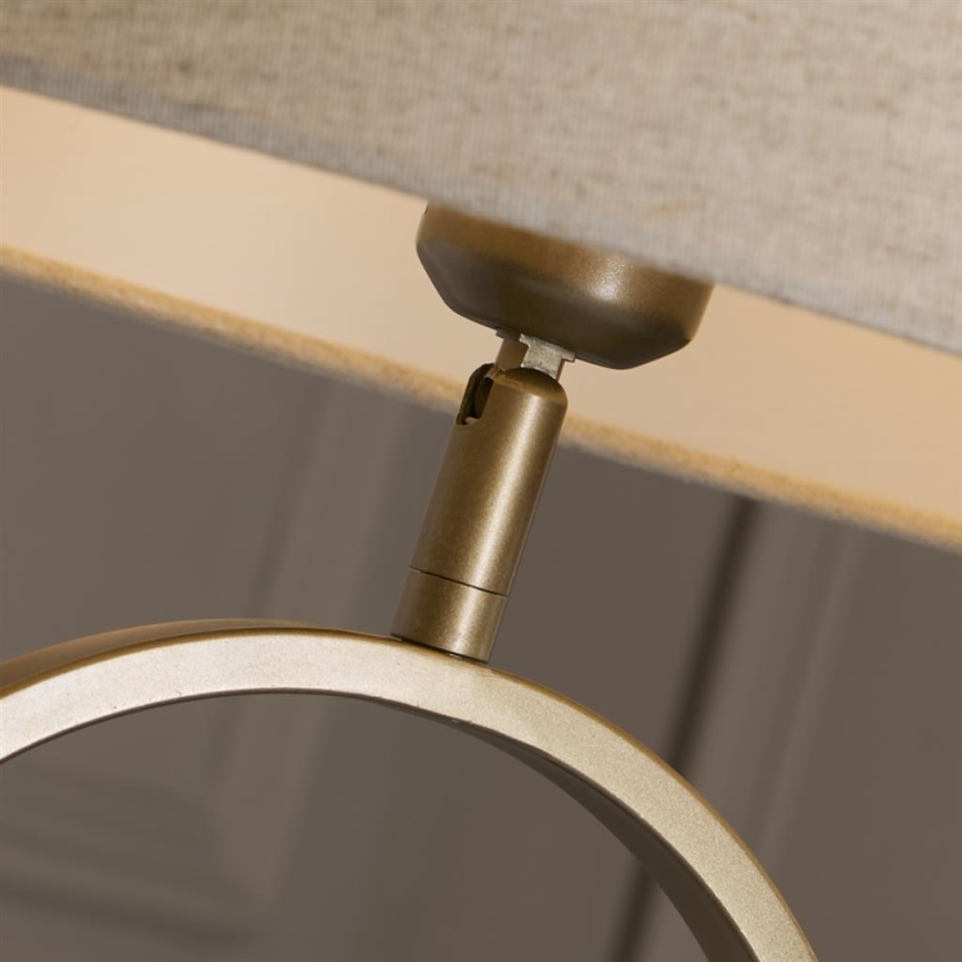 Searchlight - Namizna svetilka MODISH 1xE27/60W/230V kremasta