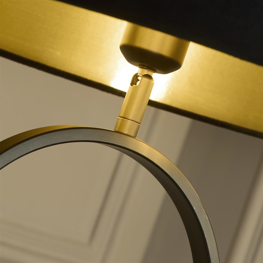 Searchlight - Stoječa svetilka MODISH 1xE27/60W/230V črna