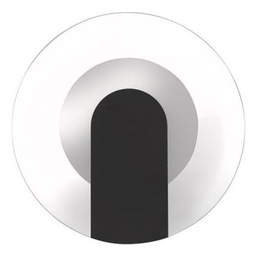 Searchlight - LED stenska svetilka TARGET LED/7W/230V črna