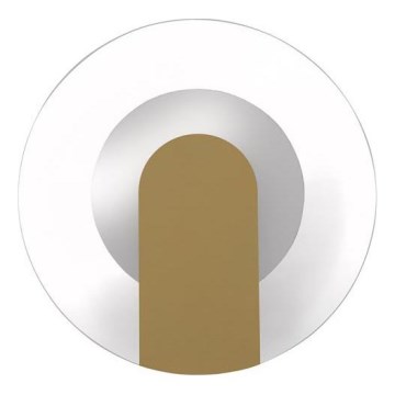 Searchlight - LED stensko svetilo TARGET LED/7W/230V, zlate barve