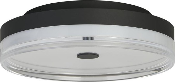 Searchlight - LED stropna svetilka CYPRUS LED/21W/230V, premer 30 cm, črna