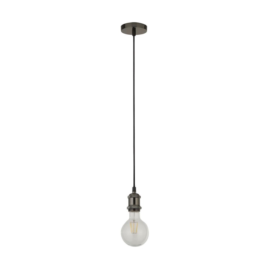 Searchlight - Lestenec na jeklenem lanku SUSPENSION 1xE27/60W/230V antracit