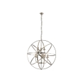 Searchlight - Lestenec na verigi ORBIT 8xE14/60W/230V medenina