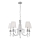 Searchlight - Lestenec na verigi PORTICO 5xG9/33W/230V sijajni krom