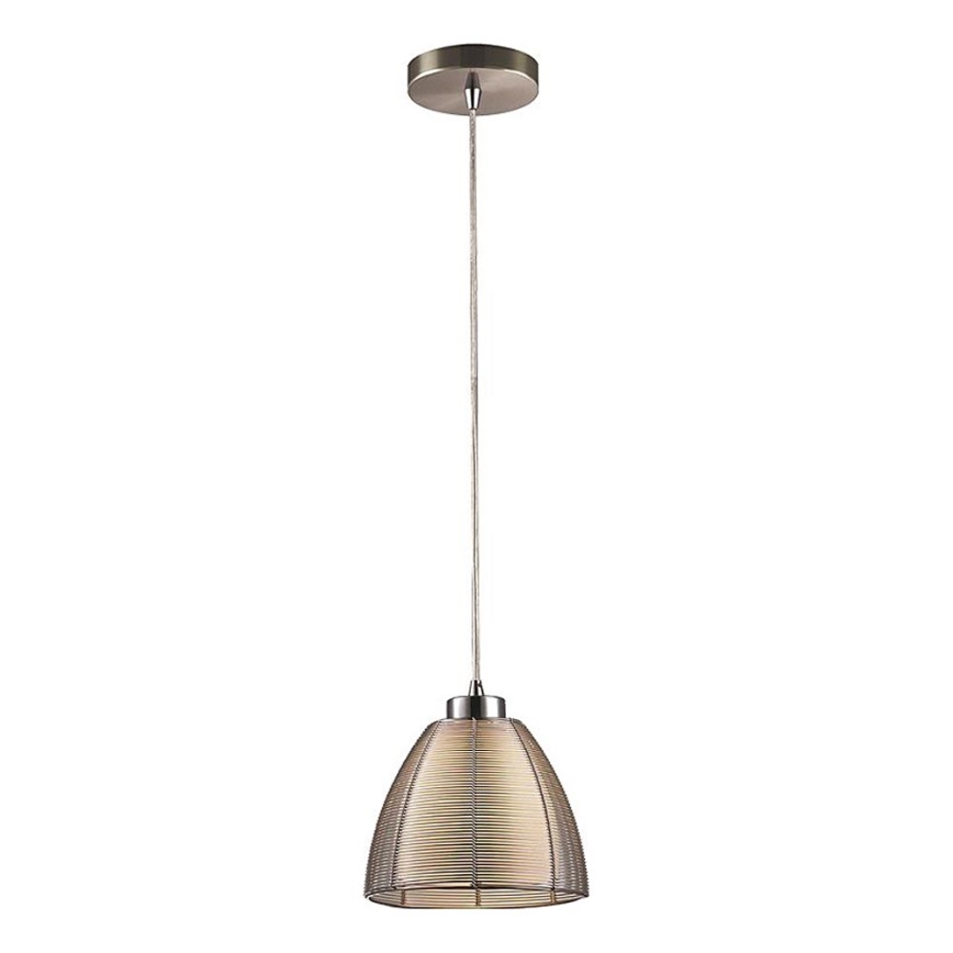 Searchlight - Lestenec na vrvici 1xE27/60W/230V pr. 19 cm sijajni krom