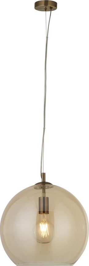 Searchlight - Lestenec na vrvici BALLS 1xE27/60W/230V medenina