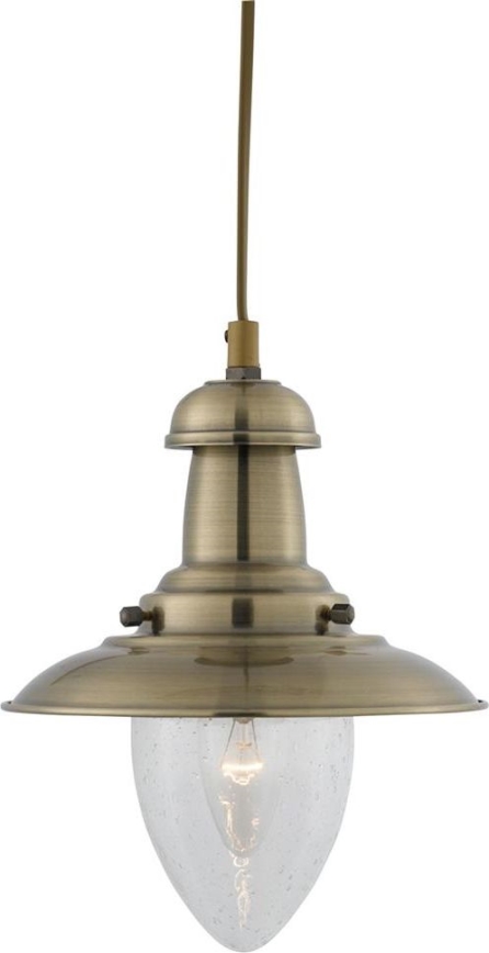 Searchlight - Lestenec na vrvici FISHERMAN 1xE27/60W/230V medenina