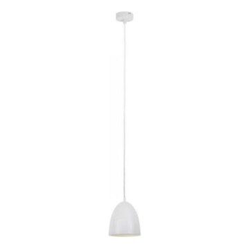 Searchlight - Lestenec na vrvici METAL 1xE27/60W/230V pr. 28 cm bela