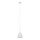 Searchlight - Lestenec na vrvici METAL 1xE27/60W/230V pr. 28 cm bela