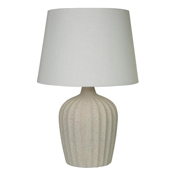 Searchlight - Namizna svetilka PADSTOW 1xE27/60W/230V kremna