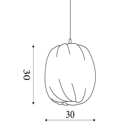 Searchlight - Abažur SHADE B22 E14/E27, premer 30 cm, v krem barvi
