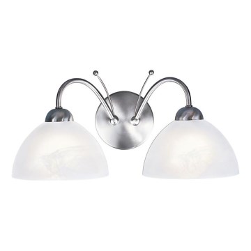 Searchlight - Stenska svetilka MILANESE 2xE14/60W/230V mat krom
