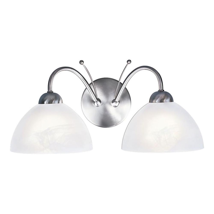 Searchlight - Stenska svetilka MILANESE 2xE14/60W/230V mat krom