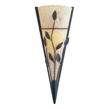 Searchlight - Stenska svetilka WALL 1xR7s/80W/230V medenina