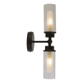 Searchlight - Stensko svetilo IMPERIAL 2xG9/33W/230V črna