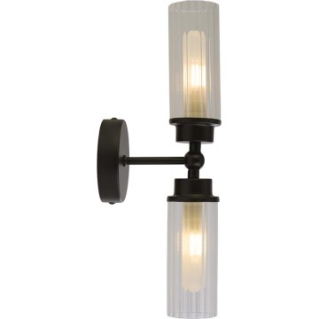 Searchlight - Stensko svetilo IMPERIAL 2xG9/33W/230V črna