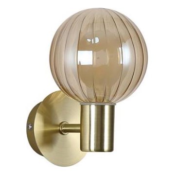 Searchlight - Stensko svetilo LUMINSPHERE 1xG9/7W/230V medenina