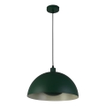 Searchlight - Viseča svetilka na kablu MARS 1xE27/60W/230V Ø 25 cm zelena