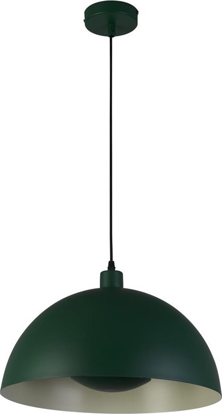Searchlight - Viseča svetilka na kablu MARS 1xE27/60W/230V Ø 25 cm zelena