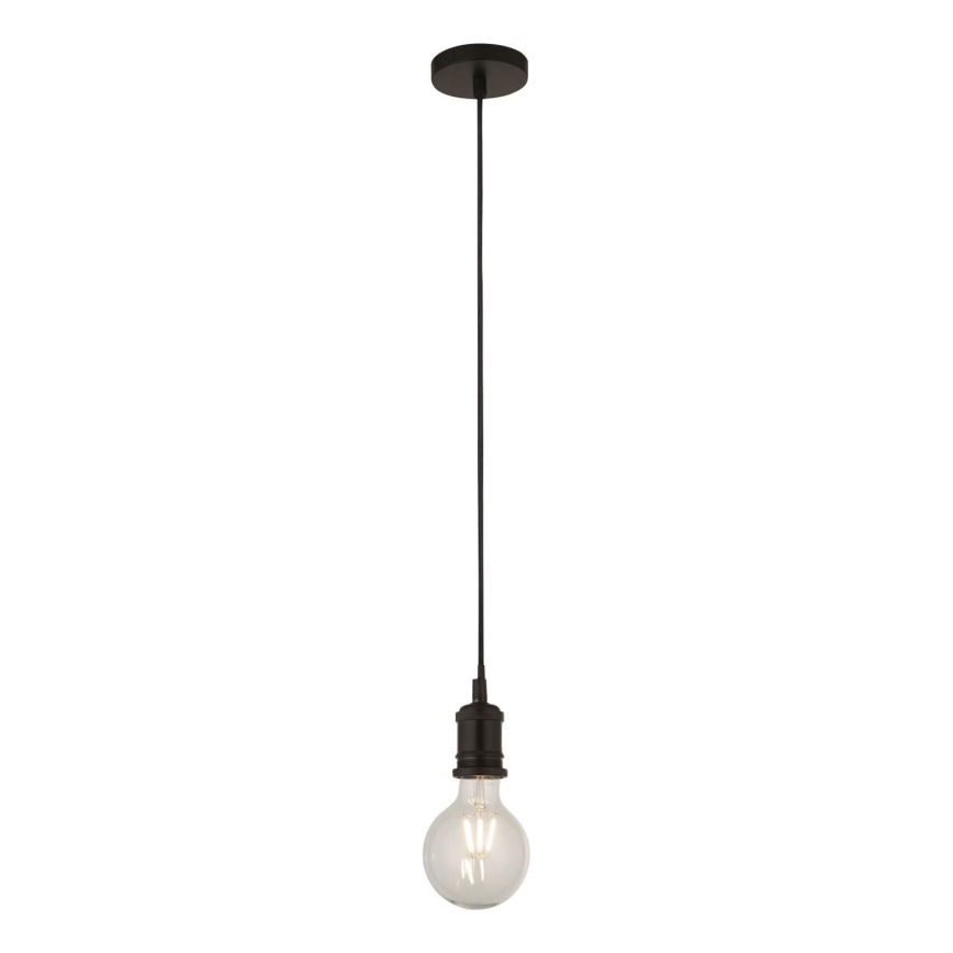 Searchlight - Viseča svetilka na kablu SUSPENSION 1xE27/60W/230V črna