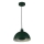 Searchlight - Viseča svetilka na žici MARS 1xE27/60W/230V Ø 40 cm zelena