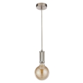Searchlight - Viseči lestenec SUSPENSION 1xE27/60W/230V, srebrn