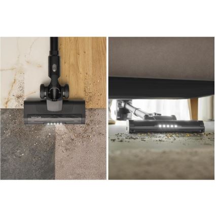 Sencor - Brezžični pokončni sesalnik 2 v 1 200 W / 2600 mAh, črna