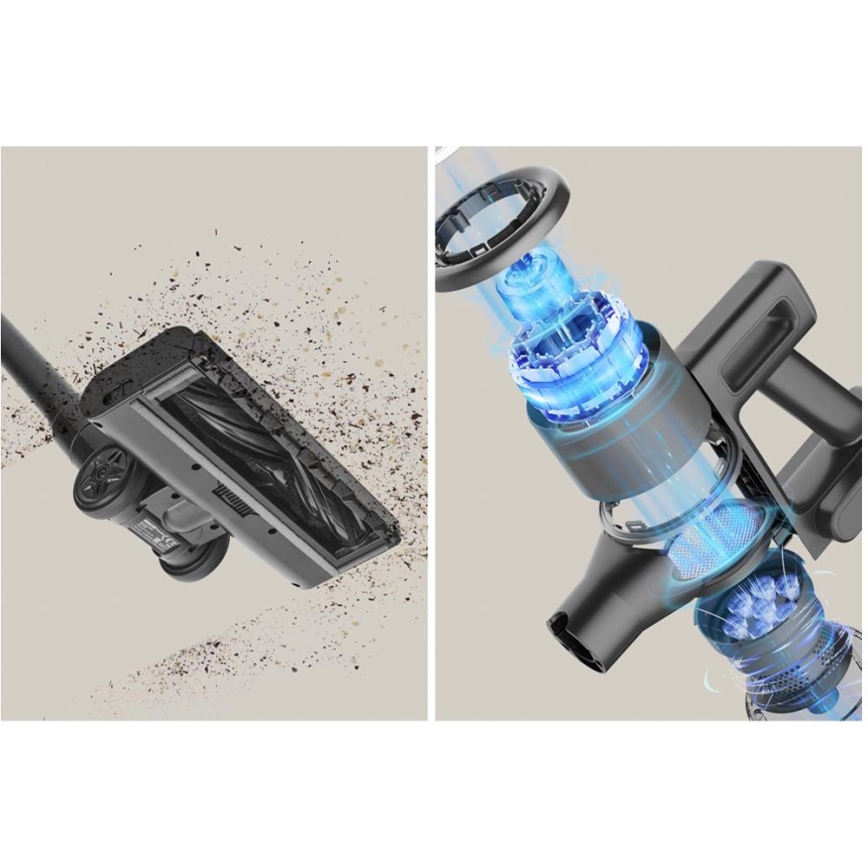 Sencor - Brezžični pokončni sesalnik 2 v 1 200 W / 2600 mAh, črna