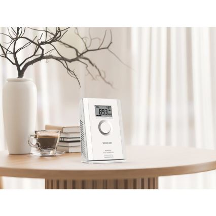 Sencor - Brezžični senzor ogljikovega dioksida 5V/3xAA 2000 mAh
