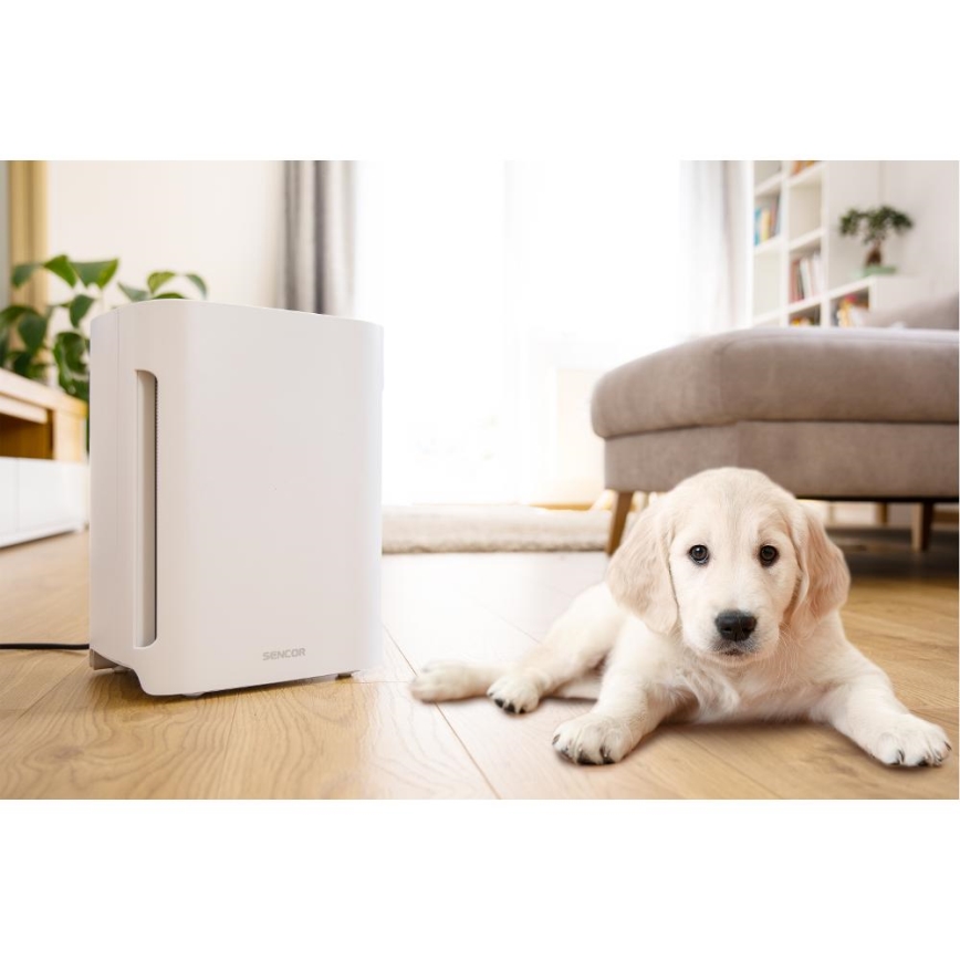 Sencor - Čistilec zraka 60W/230V bel