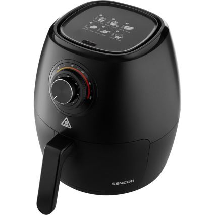 Sencor - Cvrtnik na vroč zrak 3,5 l 1300W/230V črna