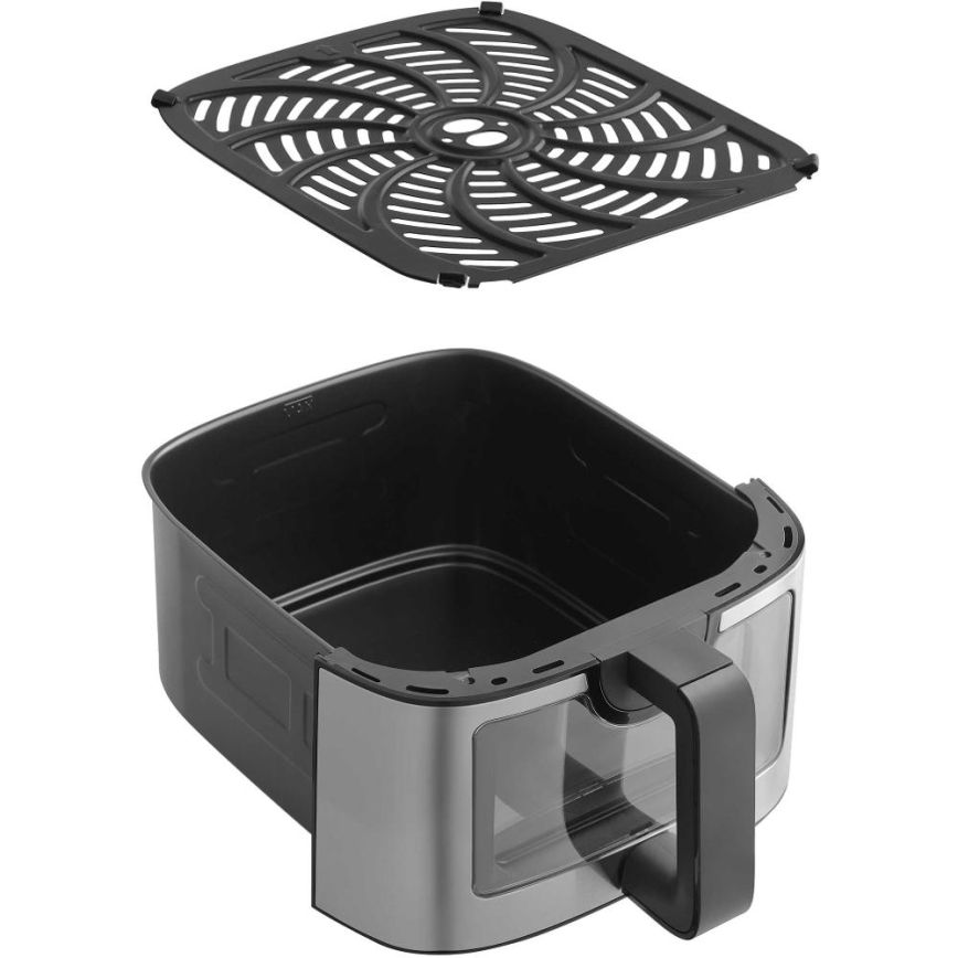 Sencor - Cvrtnik na vroč zrak 9 l 1700W/230V črna/mat krom