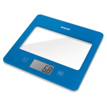 Sencor - Digitalna kuhinjska tehtnica 1xCR2032 modra