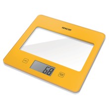 Sencor - Digitalna kuhinjska tehtnica 1xCR2032 rumena