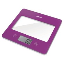 Sencor - Digitalna kuhinjska tehtnica 1xCR2032 vijolična