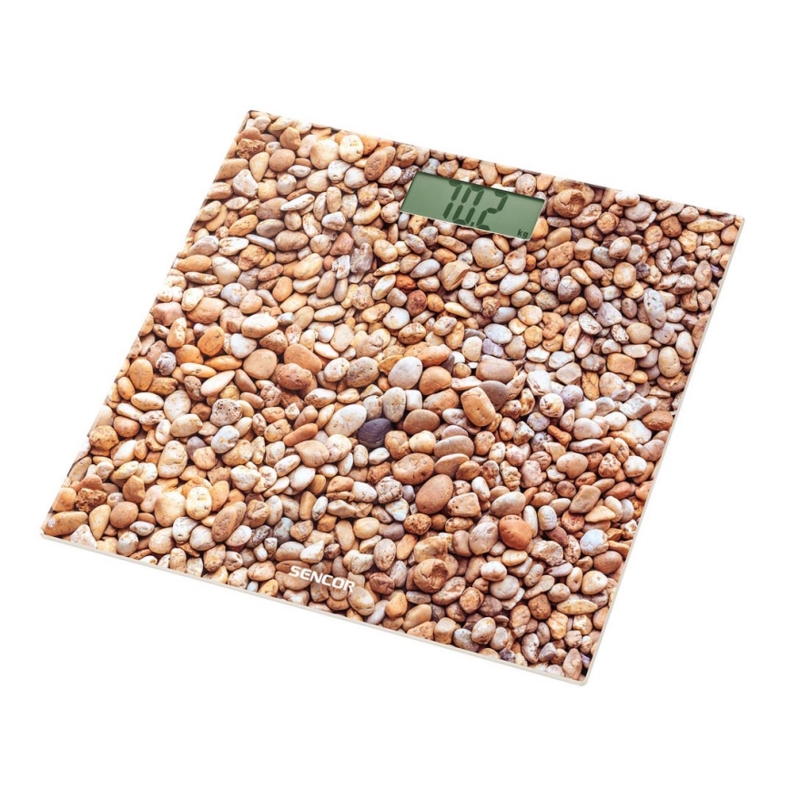 Sencor - Digitalna osebna tehtnica z LCD zaslonom 1xCR2032