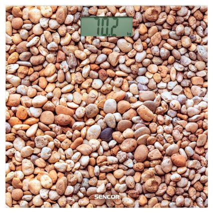 Sencor - Digitalna osebna tehtnica z LCD zaslonom 1xCR2032