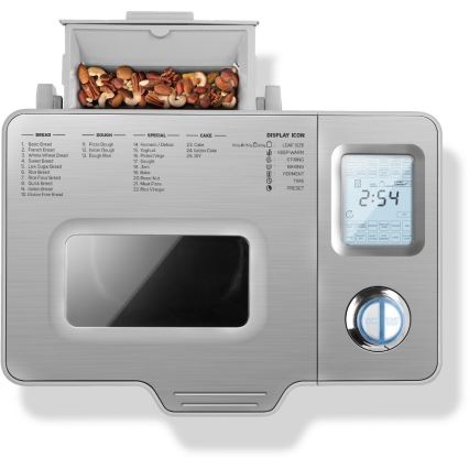 Sencor - Domači pekač kruha 550W/230V mat krom