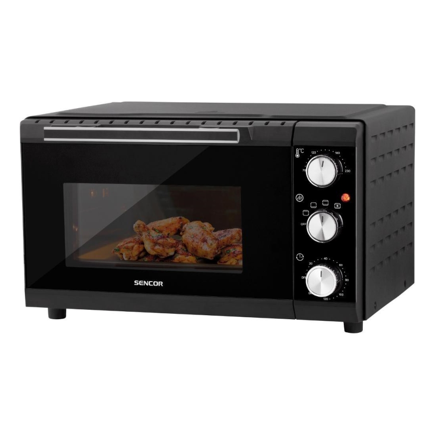Sencor - Električna pečica 20 l 1650W/230V črna