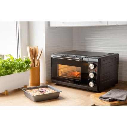 Sencor - Električna pečica 20 l 1650W/230V črna
