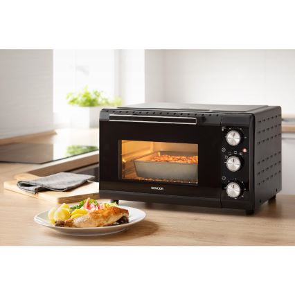 Sencor - Električna pečica 20 l 1650W/230V črna