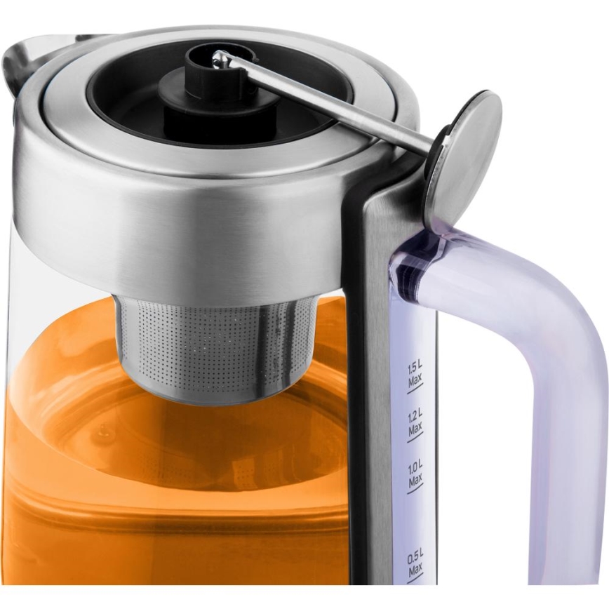 Sencor - električni čajnik z nastavitvijo temperature, 1,5 l, 1500 W/230 V, iz nerjavečega jekla