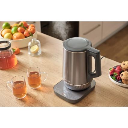 Sencor - Električni kuhalnik z regulacijo temperature 1,7 l 1800W/230V nerjaveče jeklo