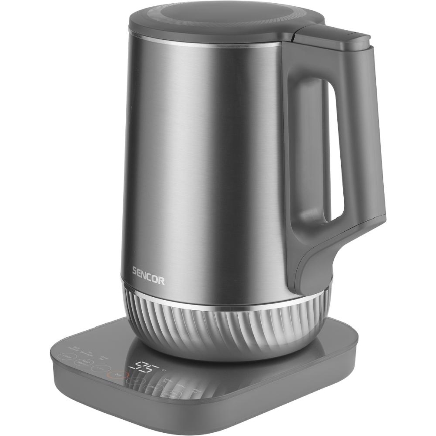 Sencor - Električni kuhalnik z regulacijo temperature 1,7 l 1800W/230V nerjaveče jeklo