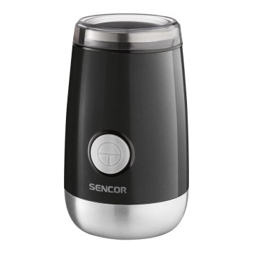 Sencor - Električni mlinček za kavna zrna 60 g 150W/230V črna/mat krom