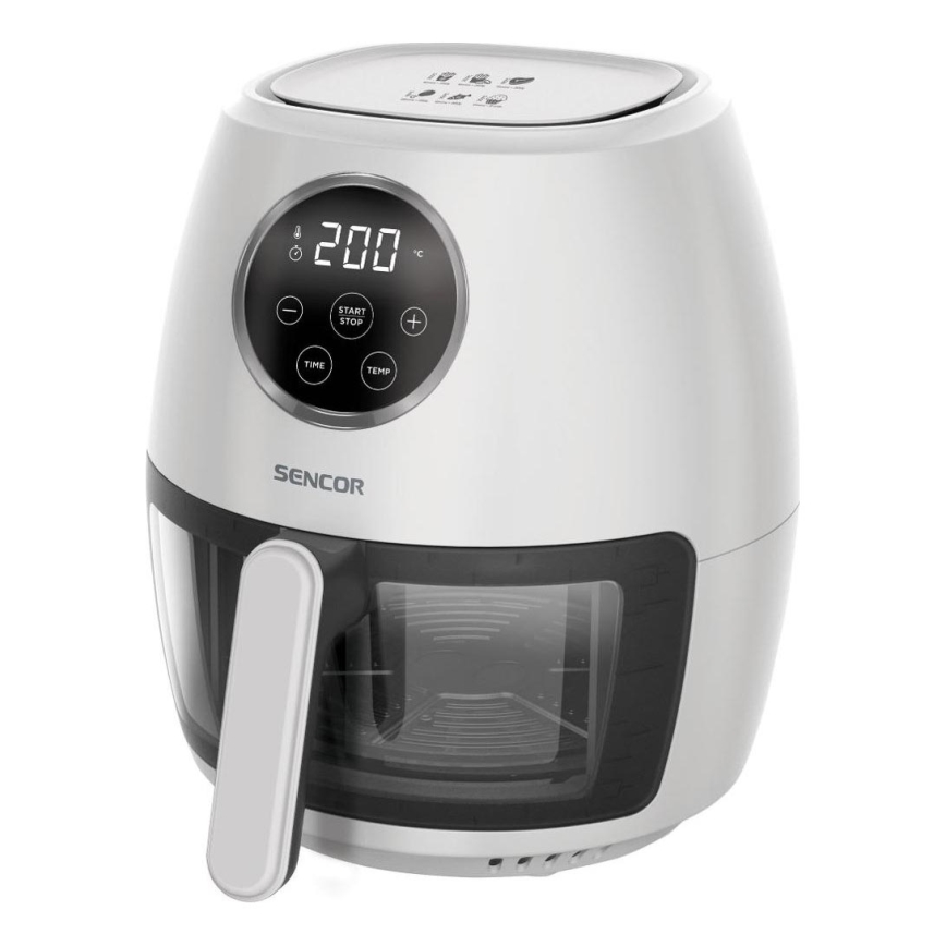 Sencor - Friteza na vroč zrak 3,5 l 1300 W/230 V bela