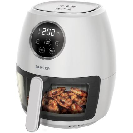 Sencor - Friteza na vroč zrak 3,5 l 1300 W/230 V bela